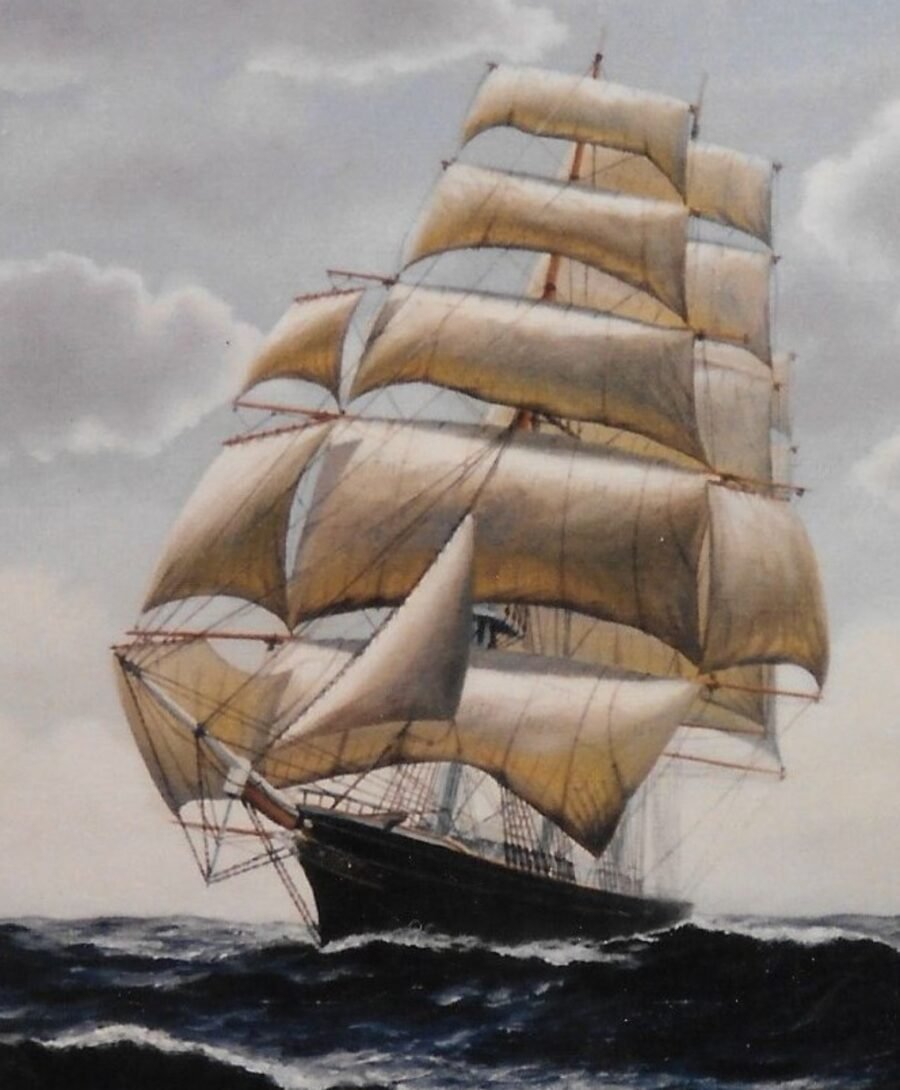 Homeward Bound, the Flying Cloud?ship detail Homeward Bound, the Flying Cloud - SOLD