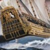 In a Blow, The First Rate ship Royal James of 1660.1 ship detail In a Blow, the Royal James of 1660 - SOLD