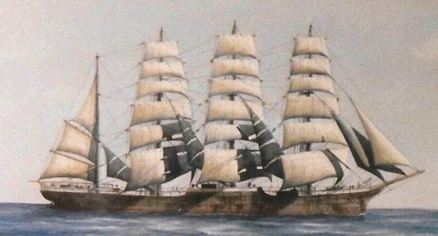 Light and Shade, the Richelieu originally Pola ship detail Light and Shade - SOLD