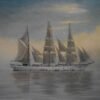 Pecaefuil Evening, the barque Favell Evening Calm SOLD