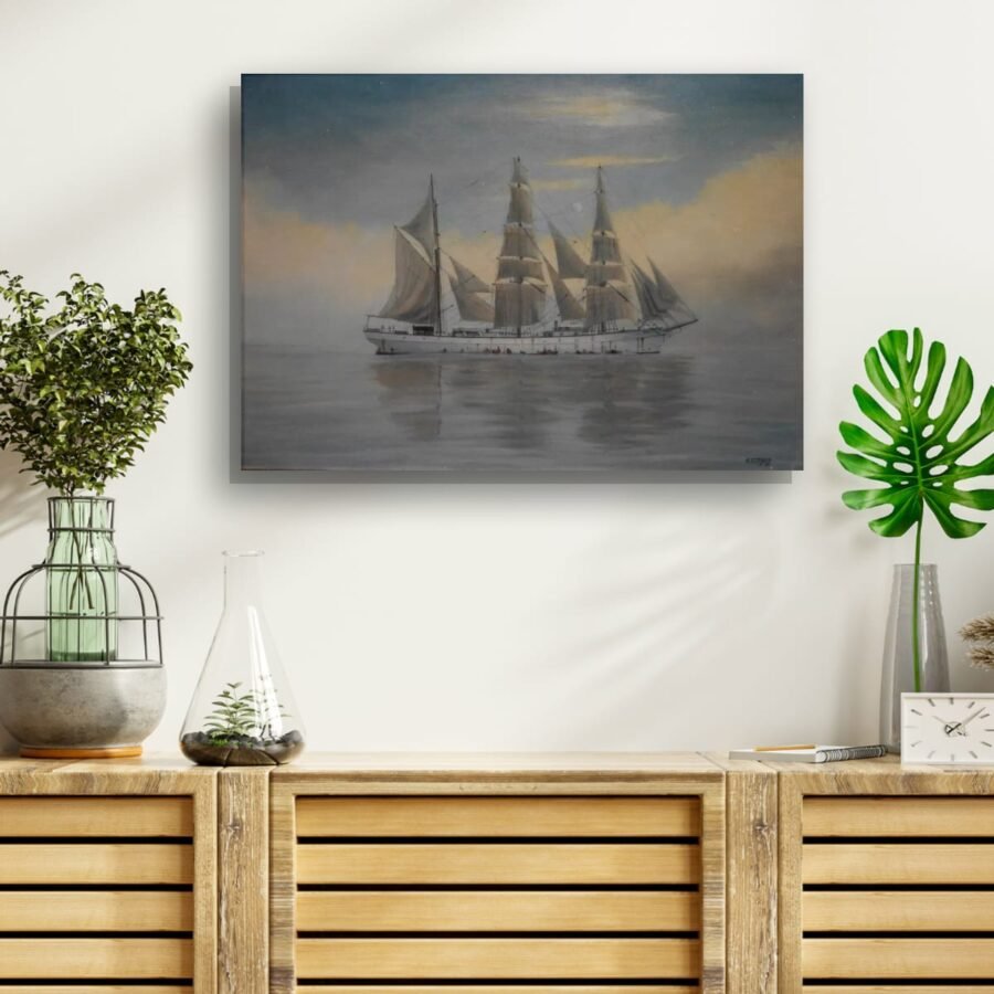 The Favell room mock up Evening Calm SOLD