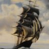 The Spindrift at Daybreak ship detail The Spindrift at Daybreak -SOLD